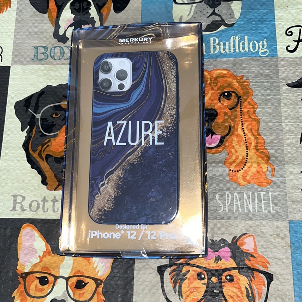 Merkury Innovations “ Azure” IPhone 12/12PRO Hard Phone Case